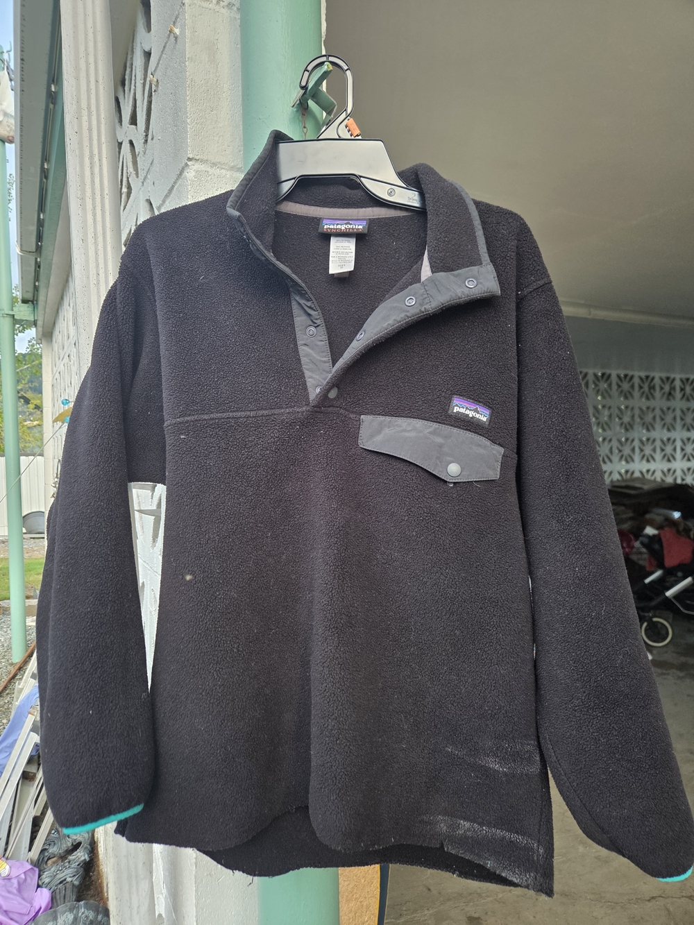Patagonia Black Synchilla Snap-T Fleece Pullover